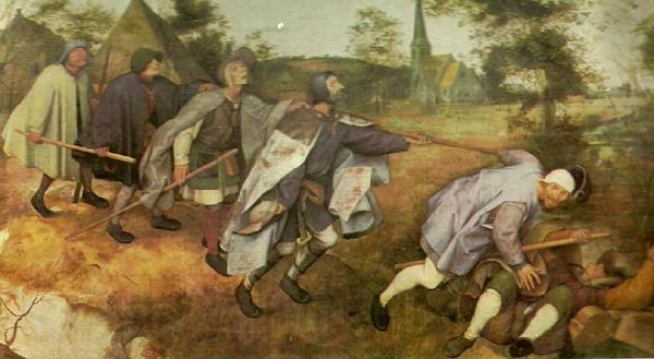 Pieter Bruegel de blinda France oil painting art